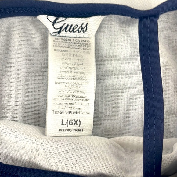 GUESS ONE PIECE SWIMSUIT SIZE L/6X - Picture 4 of 4